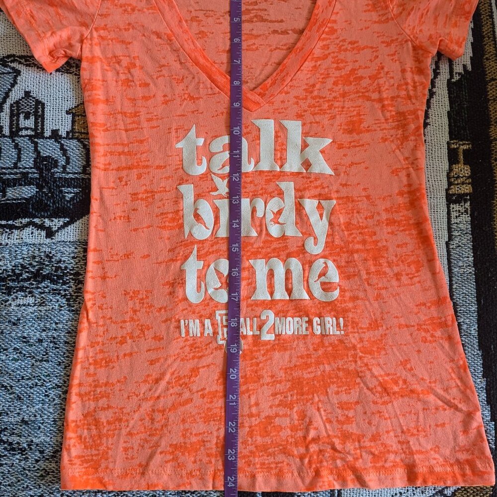 Baltimore Orioles Talk Birdy to Me Women's Shirt S Small